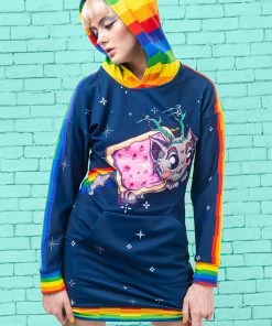 BADINKA Schizo Cat Hoodie (Dark)