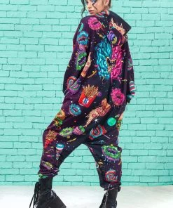 BADINKA Onesies Space Munchiez Onesie