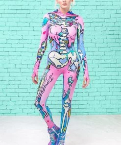 BADINKA Kawaii Pop Art Fit Onesie