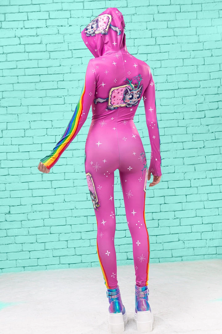 BADINKA Schizo Cat Fit Onesie (Pink) Fit-Onesies 5 BADINKA Schizo Cat Fit Onesie (Pink) Fit-Onesies