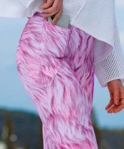 BADINKA Pink Furr Warm Leggings