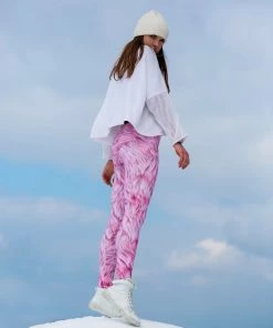 BADINKA Pink Furr Warm Leggings