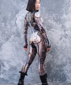 BADINKA RAVE GEAR WarBot Mesh Full Costume 9 BADINKA RAVE GEAR WarBot Mesh Full Costume