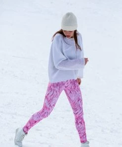 BADINKA Pink Furr Warm Leggings