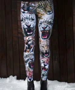 BADINKA Friendly Kitties Warm Leggings