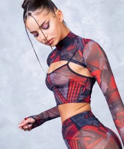 BADINKA Futura Mesh 2 Piece Shrug Top