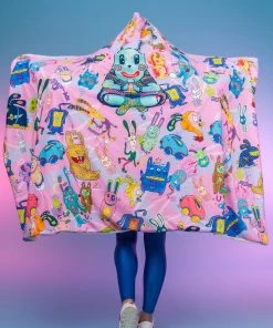 BADINKA Rabbidelic Hooded Blanket (Pink)