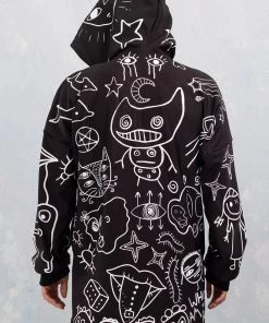 BADINKA Hoodies Ugley Dark Zippy Hoodie