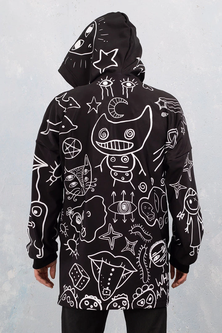 BADINKA Hoodies Ugley Dark Zippy Hoodie 4 BADINKA Hoodies Ugley Dark Zippy Hoodie