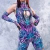 BADINKA Astral Side Keyhole Romper RAVE GEAR