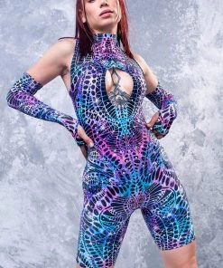 BADINKA Astral Side Keyhole Romper RAVE GEAR