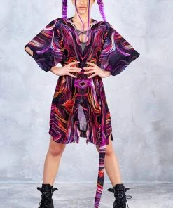 BADINKA Psychedelicate Rave Robe NEW