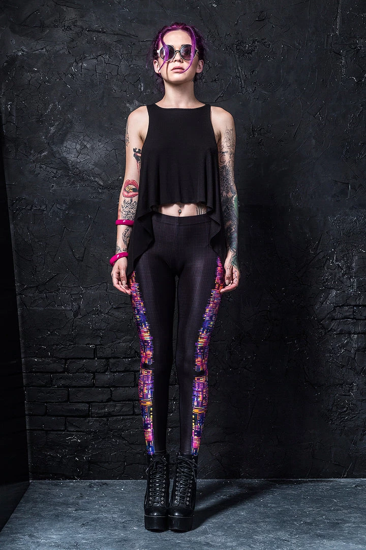 BAD INKA Digital Collapse Leggings 4 BAD INKA Digital Collapse Leggings