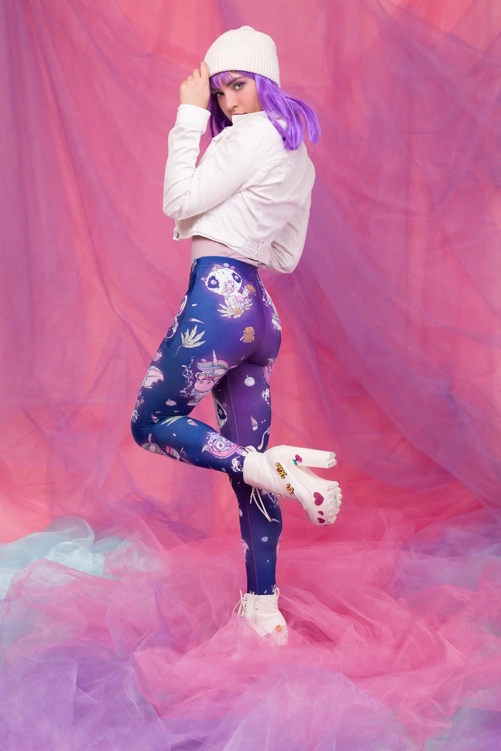 BADINKA Psychotropic Jungle Warm Leggings 4 BADINKA Psychotropic Jungle Warm Leggings