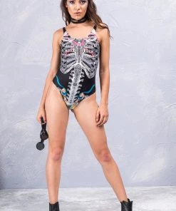 BAD INKA Aura Skeleton Swimsuit Swimwear