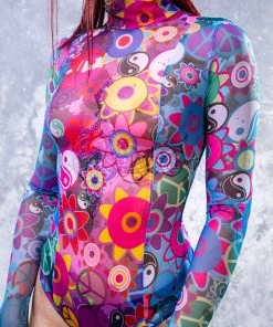 BADINKA Groovy Mesh Framed Bodysuit