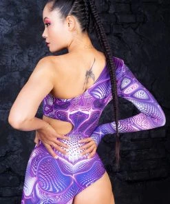 BADINKA Purple Haze Asymmetrical Costume NEW