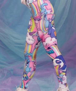 BADINKA Sick Of You Warm Leggings (Pink)