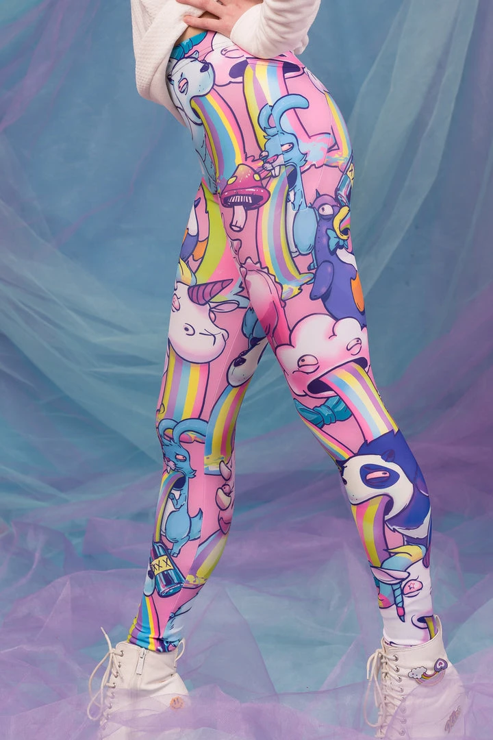 BADINKA Sick Of You Warm Leggings (Pink) 3 BADINKA Sick Of You Warm Leggings (Pink)