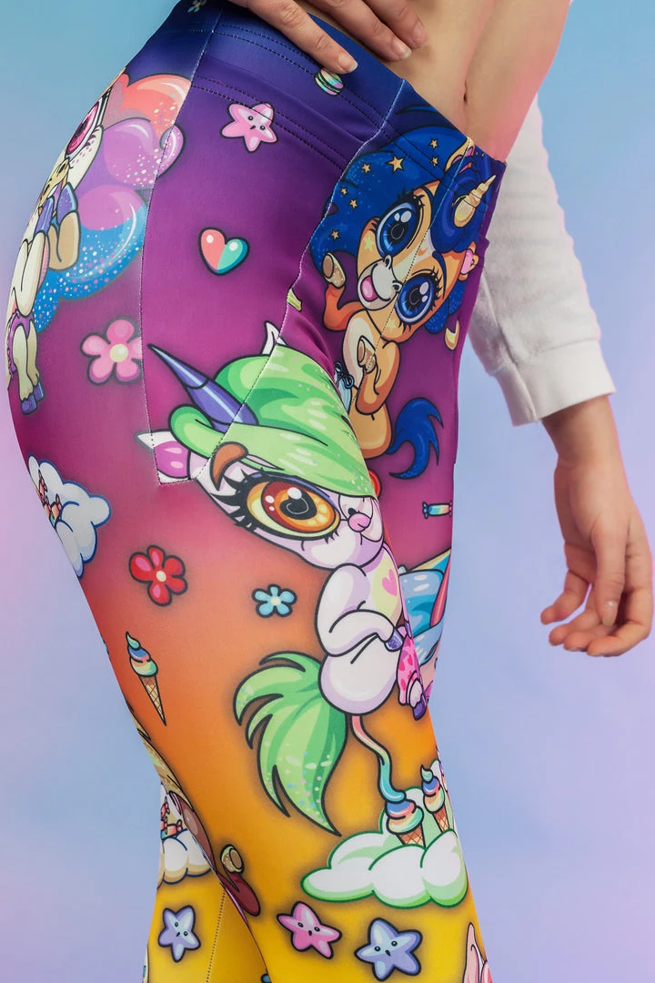 BADINKA Warm Leggings Cuteness Overload Warm Rainbow Leggings 4 BADINKA Warm Leggings Cuteness Overload Warm Rainbow Leggings