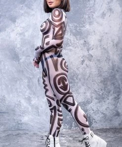 BADINKA The Tribe Is Calling White Full Mesh Costume