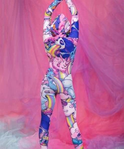 BADINKA Fit-Onesies Sick Of You Fit Onesie (Pink)