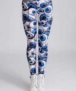 BAD INKA Eyeballz Blue Leggings