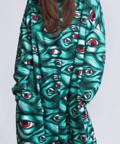 BADINKA I See You Onesie Green