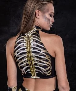 BADINKA Graveyard Skeleton Leggings