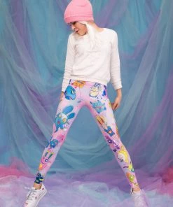 BADINKA Rabbidelic Warm Leggings (Pink)