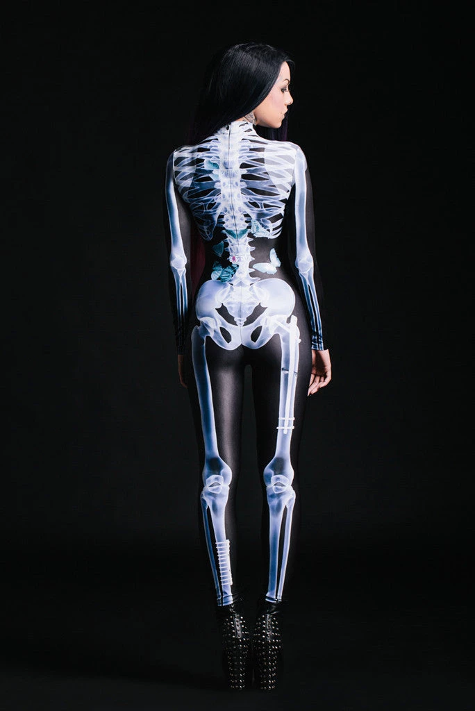 BADINKA Full Bodysuits X-Ray Skeleton Costume 5 BADINKA Full Bodysuits X-Ray Skeleton Costume