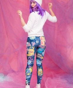 BADINKA Rabbidelic Warm Leggings (Blue)