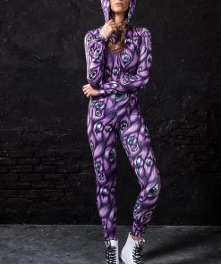 BADINKA I See You Purple Fit Onesie Fit-Onesies