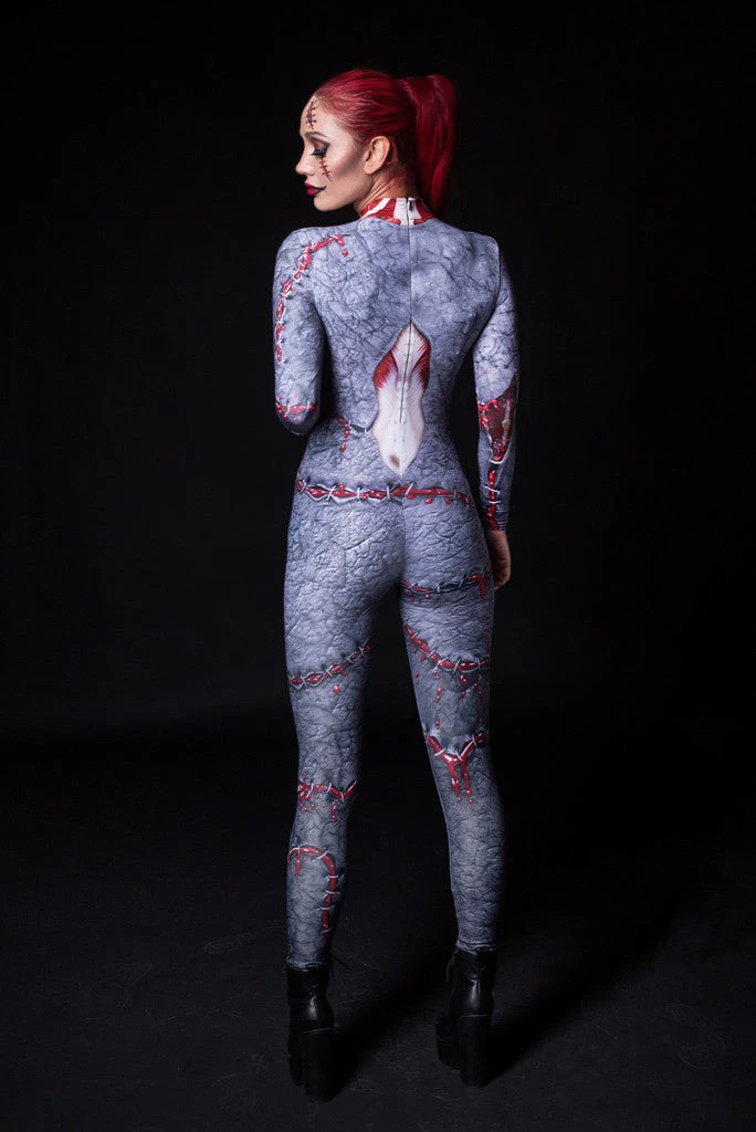 BADINKA Fossilized Zombie Costume Full Bodysuits 7 BADINKA Fossilized Zombie Costume Full Bodysuits