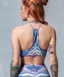 BADINKA Tops Mobius Trip Crop Top