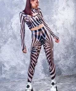 BADINKA RAVE GEAR Illusion Mesh Rave Set