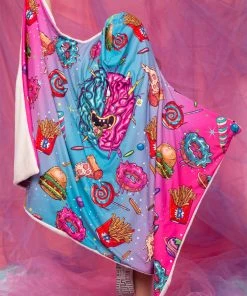 BADINKA Hoodie Blankets Cosmic Munchiez Hoodie Blanket
