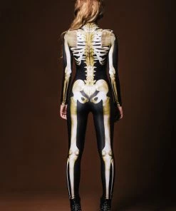 BADINKA Full Bodysuits Graveyard Skeleton Costume 9 BADINKA Full Bodysuits Graveyard Skeleton Costume