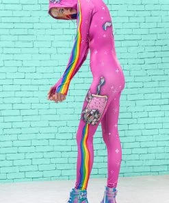 BADINKA Schizo Cat Fit Onesie (Pink) Fit-Onesies 12 BADINKA Schizo Cat Fit Onesie (Pink) Fit-Onesies