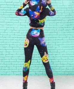 BADINKA Cosmic Kitties Warm Leggings 10 BADINKA Cosmic Kitties Warm Leggings