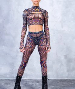 BADINKA NEW Pulsar Mesh Leggings