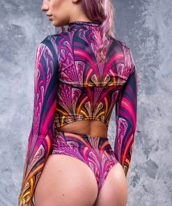 BADINKA 4D Flare Shrug 2 Piece Bodysuit