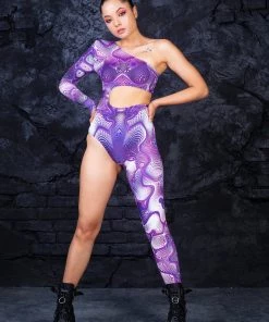 BADINKA Purple Haze Asymmetrical Costume NEW 9 BADINKA Purple Haze Asymmetrical Costume NEW