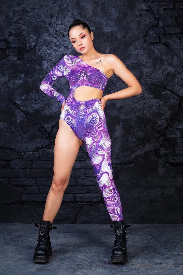 BADINKA Purple Haze Asymmetrical Costume NEW 5 BADINKA Purple Haze Asymmetrical Costume NEW