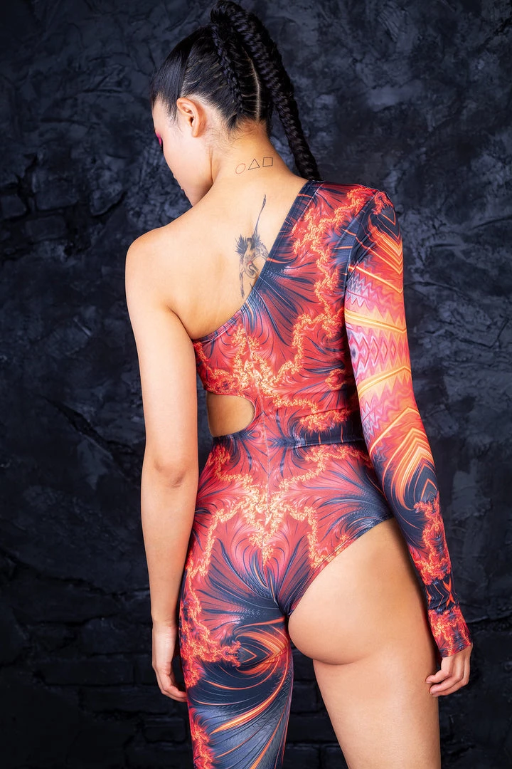 BADINKA Fuego Asymmetrical Costume NEW 5 BADINKA Fuego Asymmetrical Costume NEW