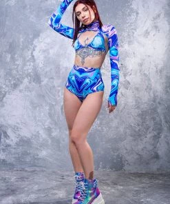 BADINKA Fierce Fluid Rave Shrug Set