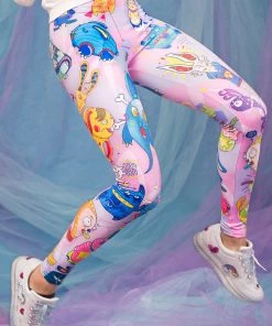 BADINKA Rabbidelic Warm Leggings (Pink) 10 BADINKA Rabbidelic Warm Leggings (Pink)