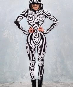 BADINKA The Tribe Is Calling Dark Fit-Onesie