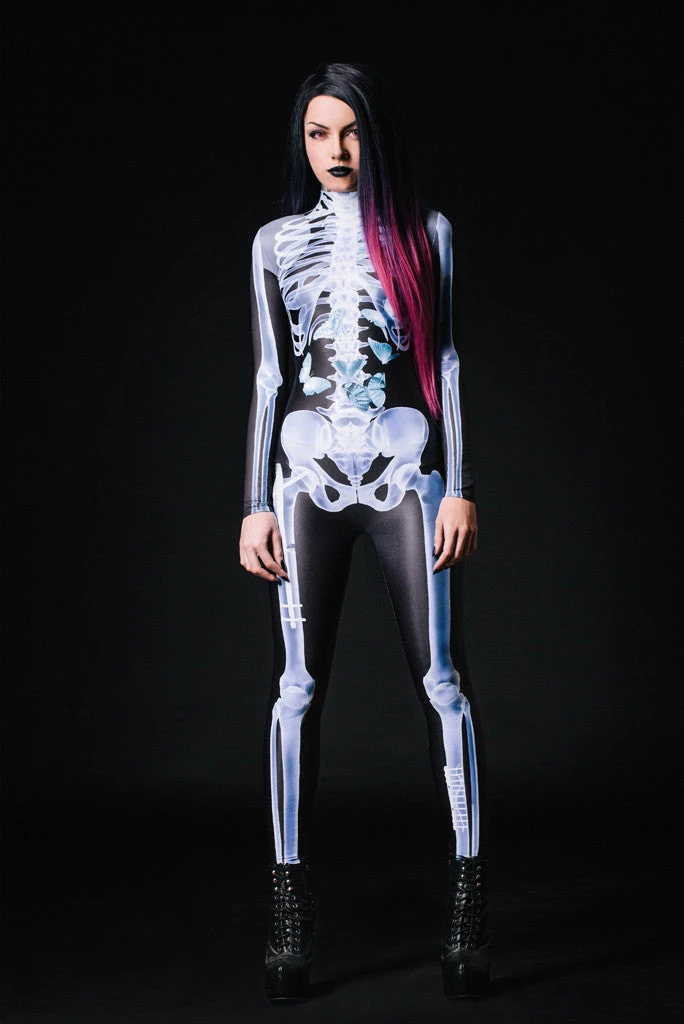BADINKA Full Bodysuits X-Ray Skeleton Costume 4 BADINKA Full Bodysuits X-Ray Skeleton Costume