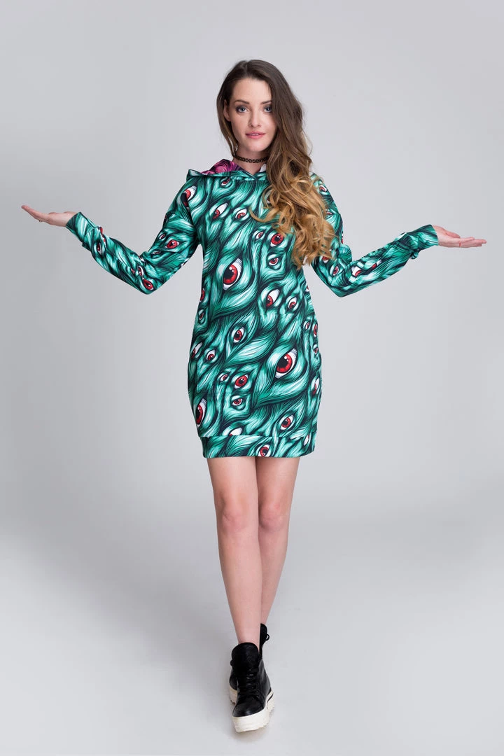 BADINKA I See You Hoodie Green 5 BADINKA I See You Hoodie Green